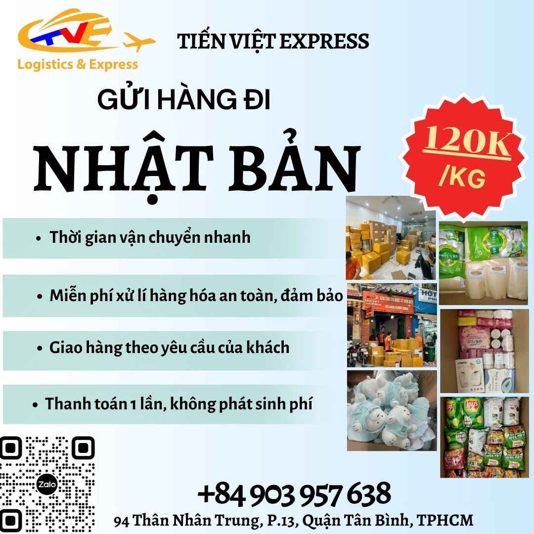 Gửi hàng đi Nhật Bản  - Tiến Việt Express